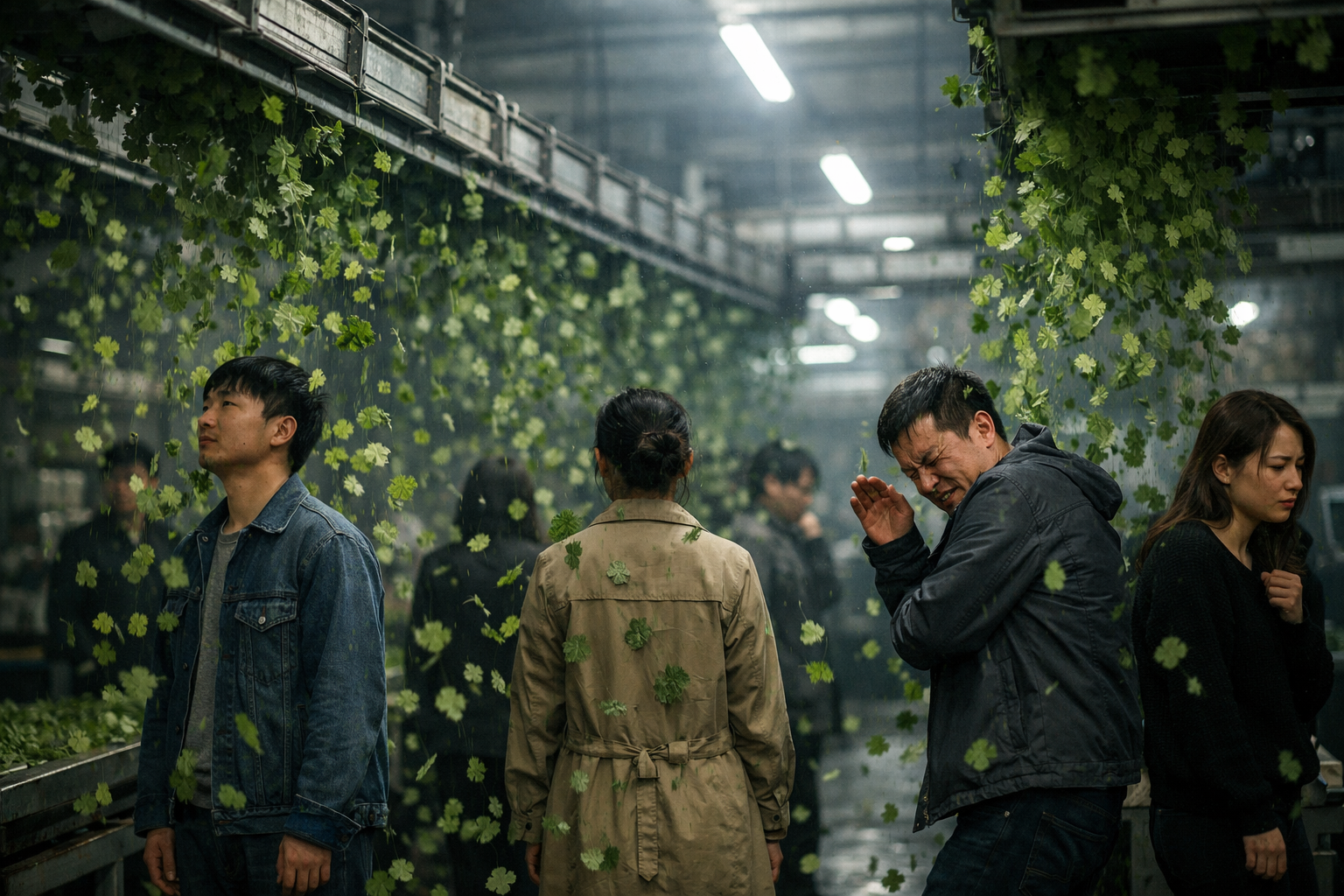 AI 生成的配图，呼应文章开头的香菜加工厂比喻